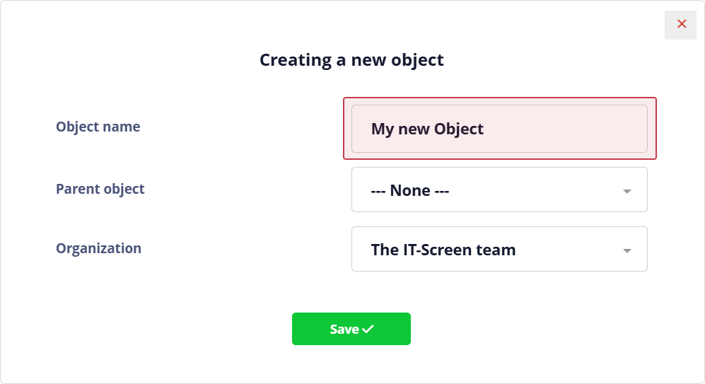 New Object