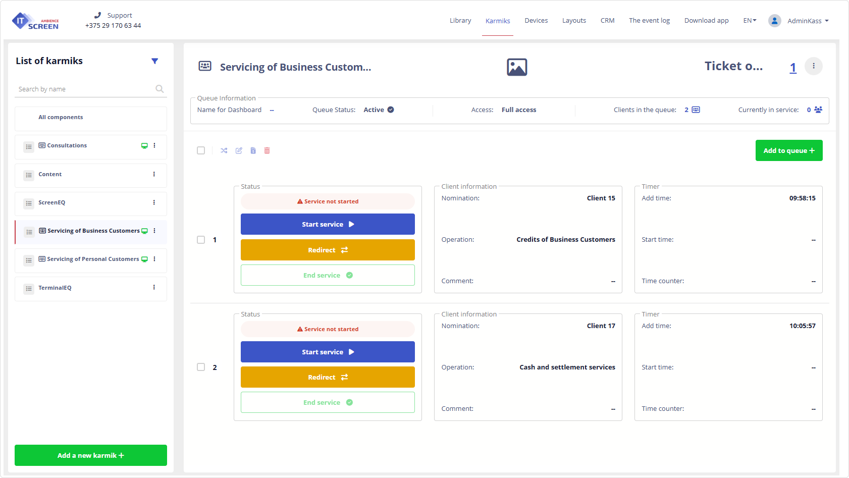 Example in action